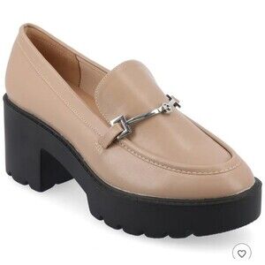 NEW! Journee Collection Women's Kezziah Pumps, Taupe, 12WD